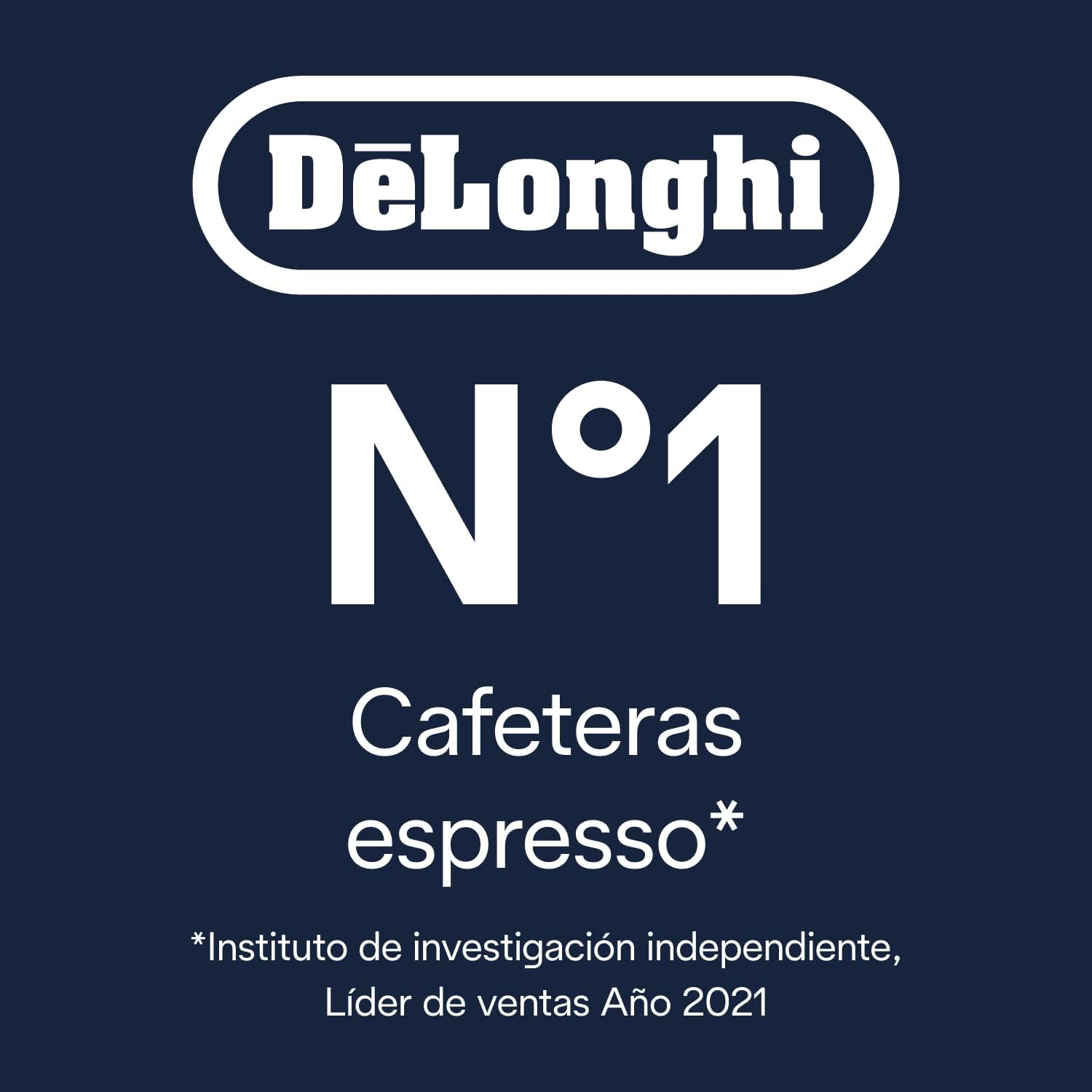 De'Longhi Magnifica S ECAM11.112.B, Cafetera Superautomática Con Boquilla Para Leche, Cafetera Espresso Del Grano a La Taza Con 2 Recetas One-Touch, Panel De Control Soft-Touch, 1450W, Negro
